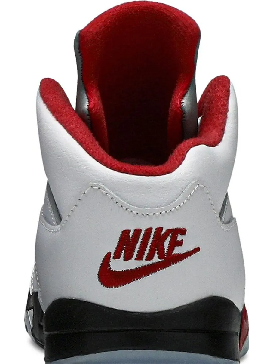 Кроссовки Air Jordan 5 Retro TD Fire Red 2020 — изображение 7 из 8, белый