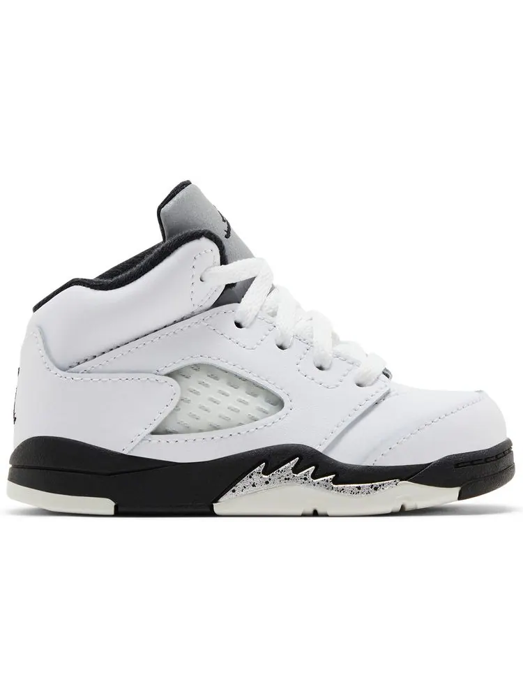 Кроссовки Air Jordan 5 Retro TD 'White Black' — изображение 1 из 4, белый черный