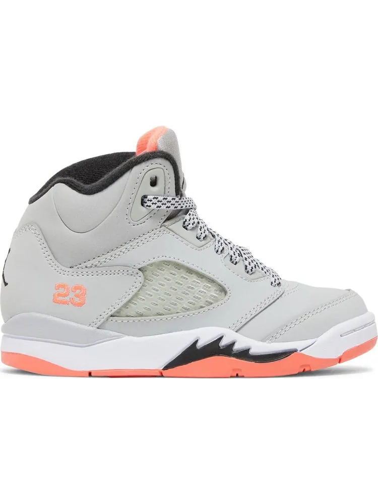 Кроссовки Air Jordan 5 Retro PS Wolf Grey Hot Lava — изображение 1 из 8, серый