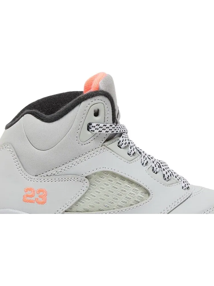 Кроссовки Air Jordan 5 Retro PS Wolf Grey Hot Lava — изображение 2 из 8, серый