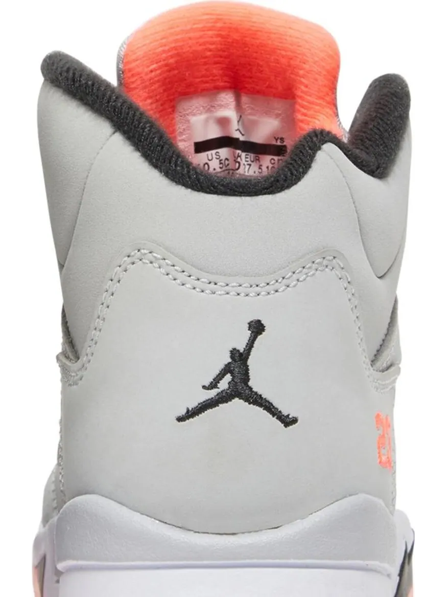 Кроссовки Air Jordan 5 Retro PS Wolf Grey Hot Lava — изображение 7 из 8, серый