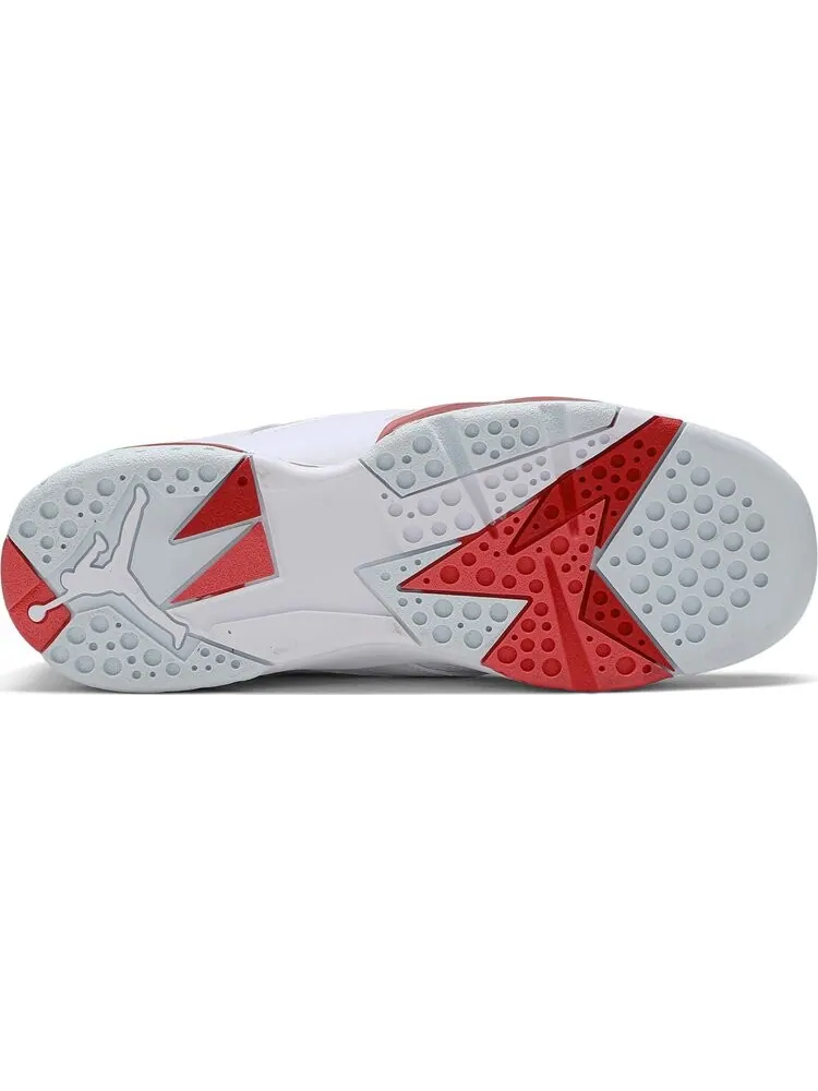 Кроссовки Air Jordan 7 Retro GS Topaz Mist — изображение 4 из 8, белый