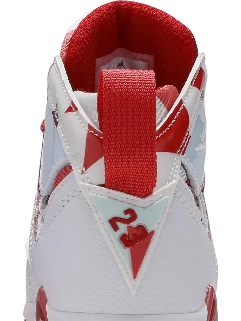 Кроссовки Air Jordan 7 Retro GS Topaz Mist — изображение 7 из 8, белый