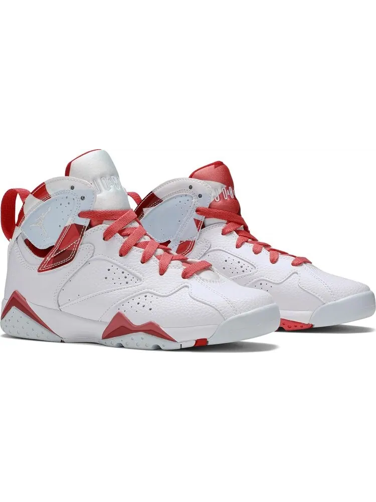 Кроссовки Air Jordan 7 Retro GS Topaz Mist — изображение 8 из 8, белый