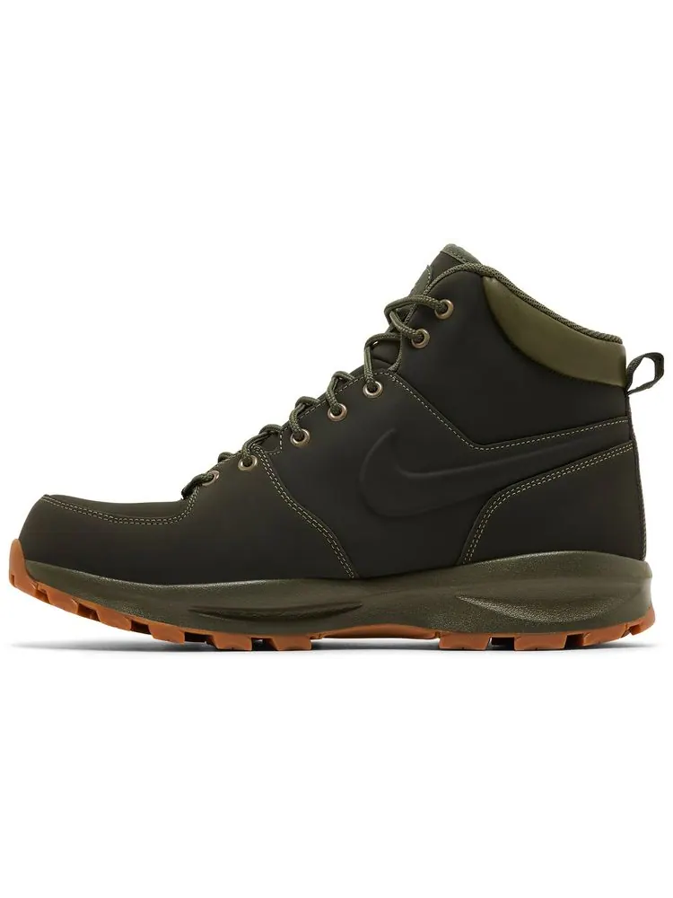Кроссовки Nike Manoa Leather 'Sequoia Cargo Khaki' — изображение 3 из 8, зеленый