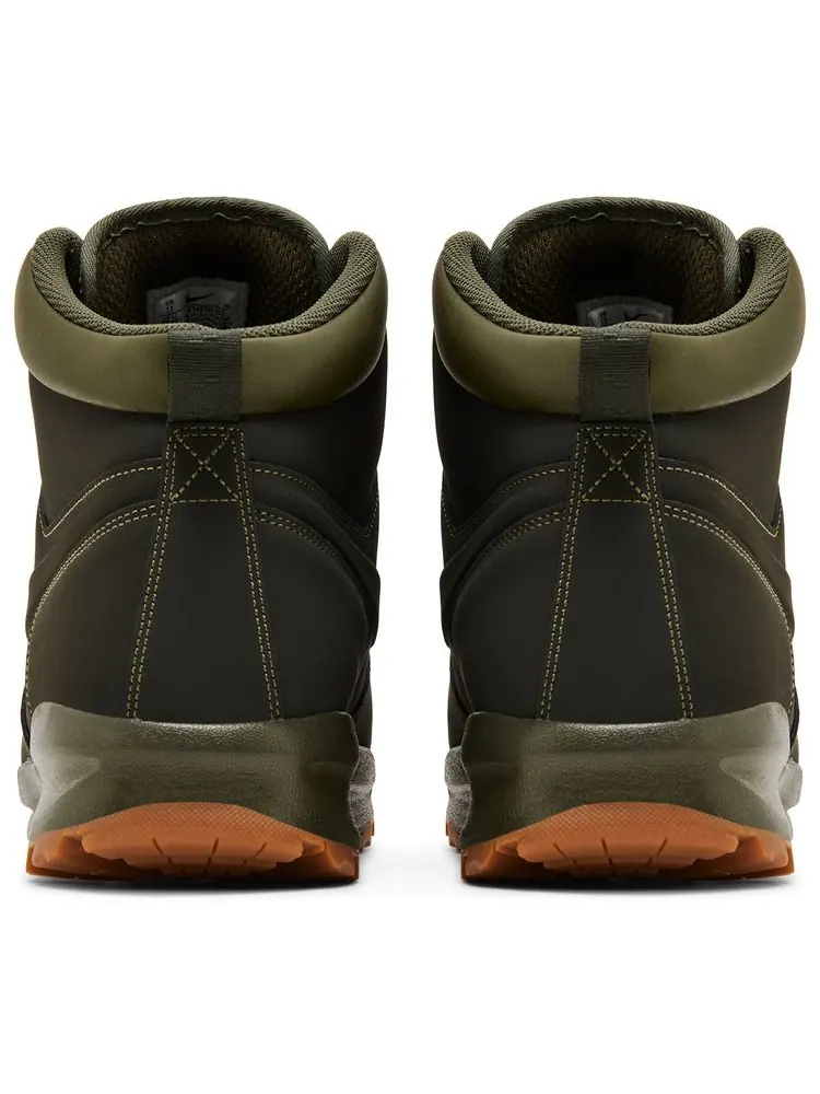 Кроссовки Nike Manoa Leather 'Sequoia Cargo Khaki' — изображение 6 из 8, зеленый