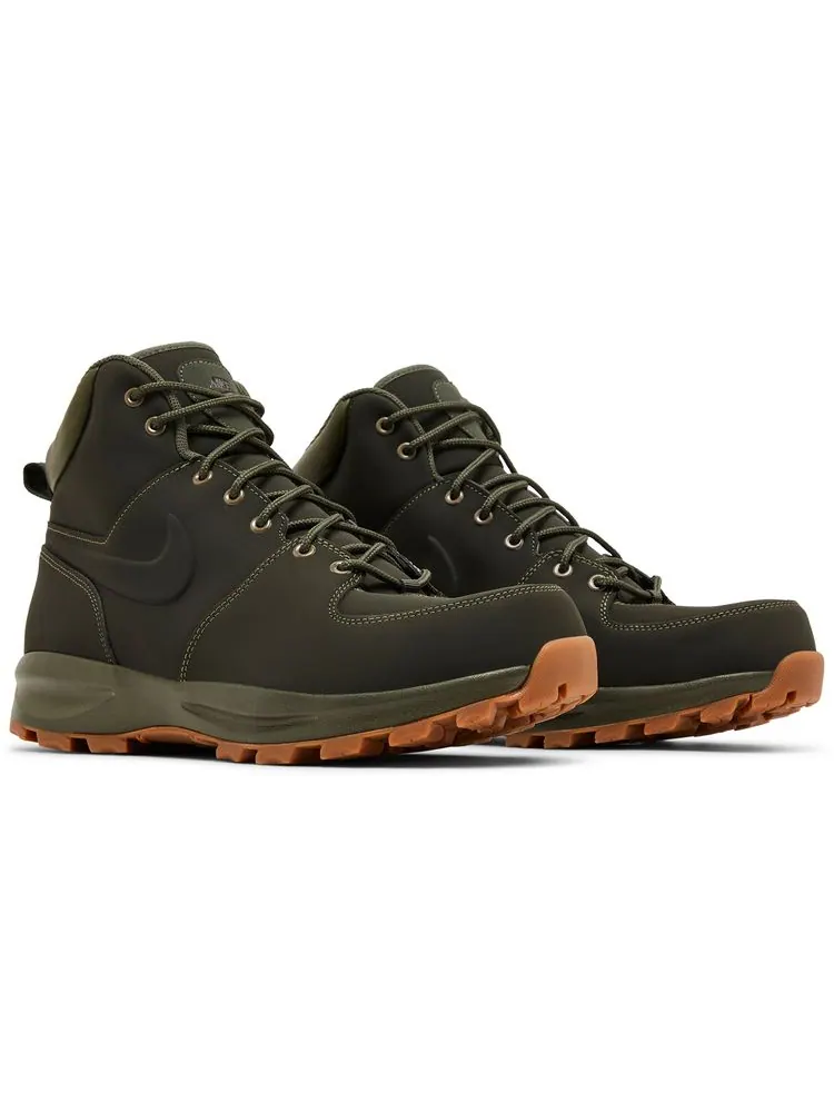 Кроссовки Nike Manoa Leather 'Sequoia Cargo Khaki' — изображение 8 из 8, зеленый