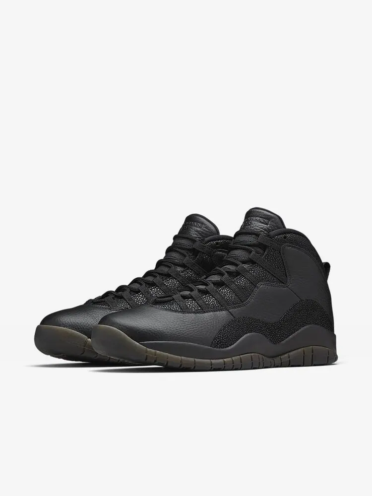 Кроссовки Air Jordan OVO x Air Jordan 10 Retro 'Black' 2014 — изображение 2 из 4, черный