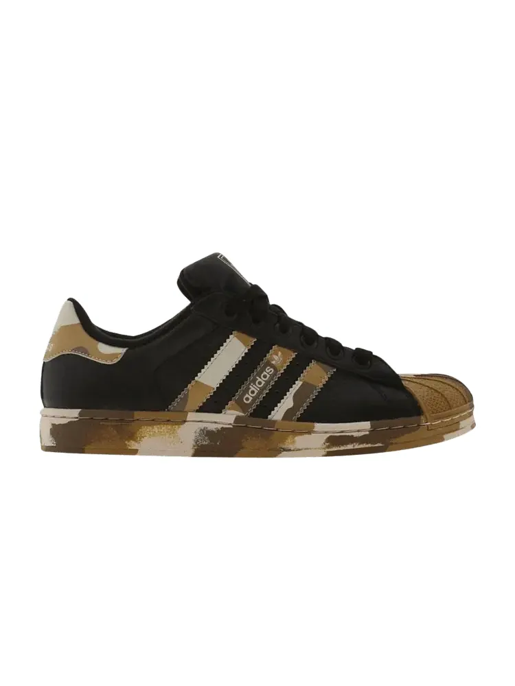 Кроссовки adidas Big Kids Superstar 2 K — изображение 1 из 1, черный/песочный