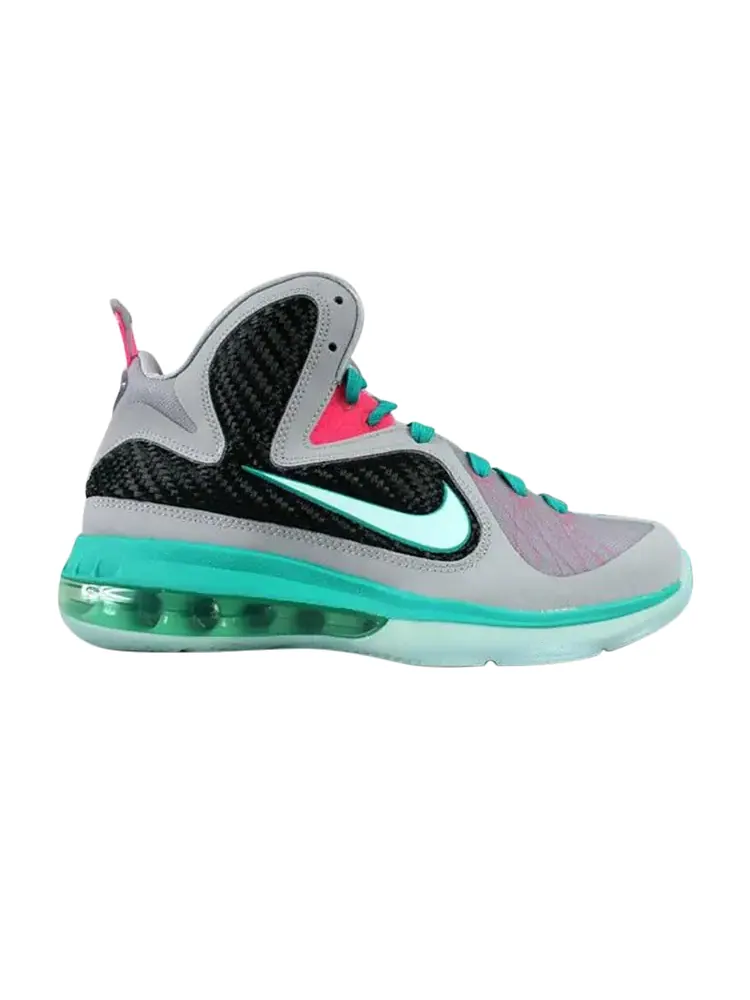 Кроссовки Nike LeBron 9 GS 'South Beach' — изображение 1 из 1, серый