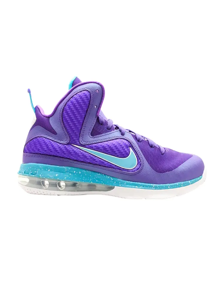 Кроссовки Nike LeBron 9 GS 'Summit Lake Hornets' — изображение 1 из 1, фиолетовый