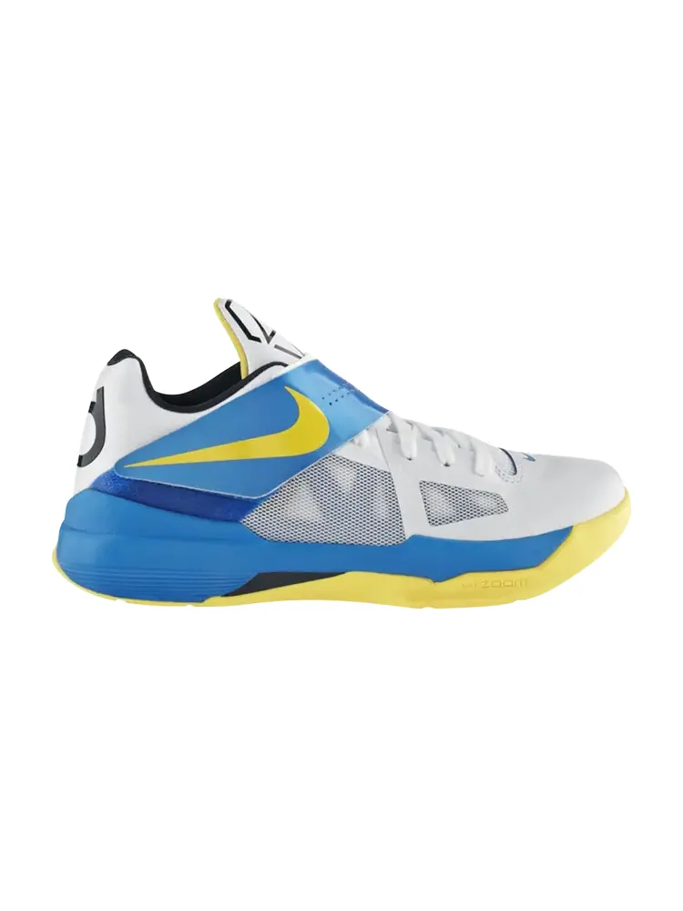 Кроссовки Nike Zoom KD 4 'Tour Yellow Photo Blue' — изображение 1 из 1, белый