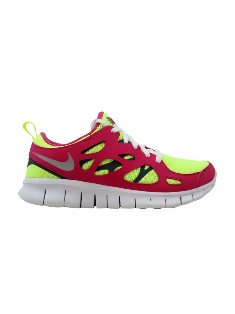 Кроссовки Nike Free Run 2 GS 'Volt Ice' — изображение 1 из 1, желтый