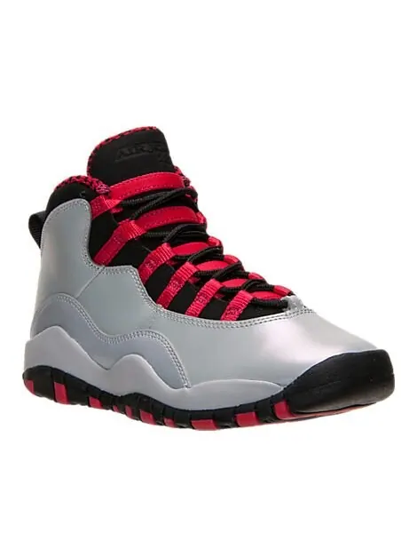 Кроссовки Air Jordan 10 Retro GG 'Legion Red' — изображение 2 из 4, серый