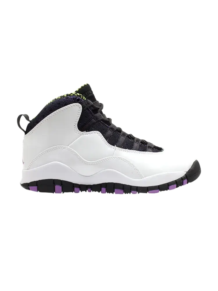 Кроссовки Air Jordan 10 Retro GG 'Violet Pop' — изображение 1 из 1, белый