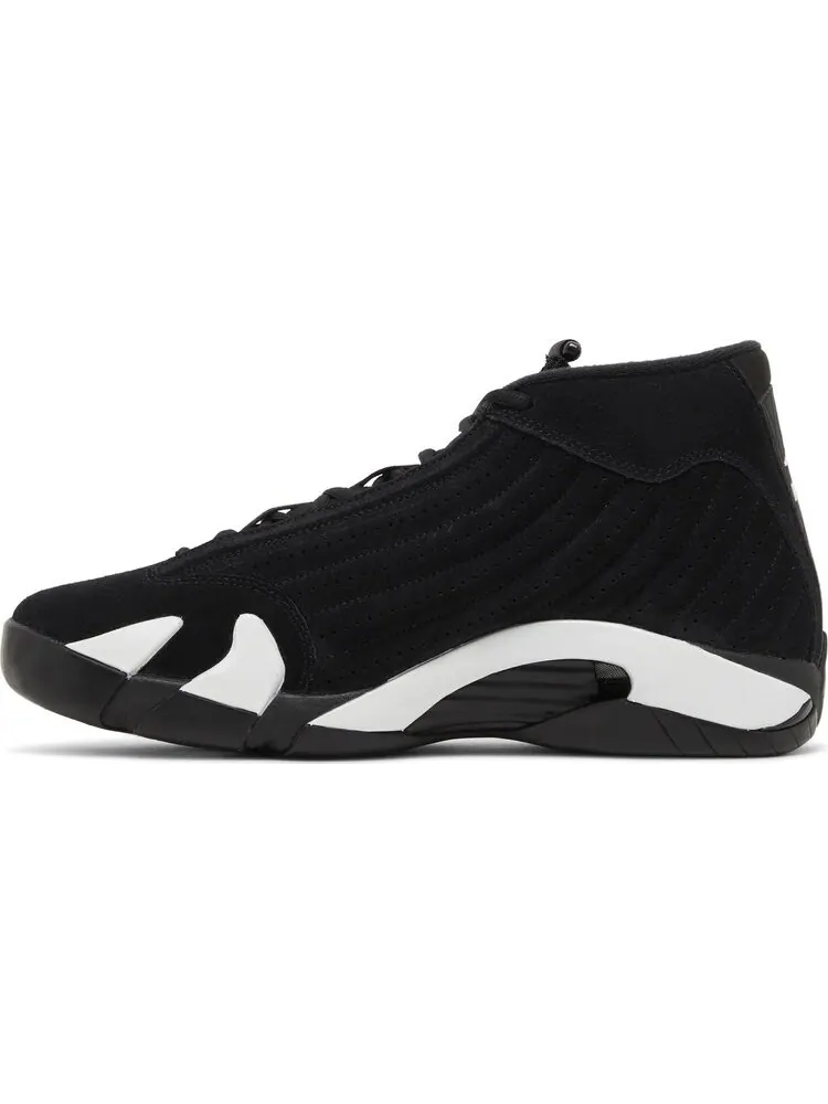 Кроссовки Air Jordan 14 Retro 'Black White' — изображение 3 из 4, черный
