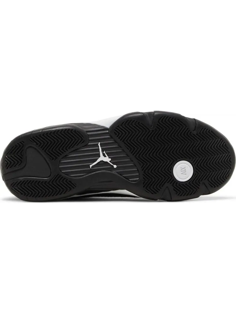 Кроссовки Air Jordan 14 Retro 'Black White' — изображение 4 из 4, черный