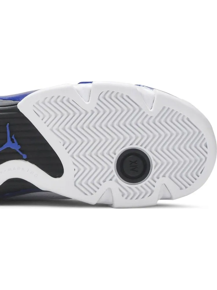 Кроссовки Air Jordan 14 Retro GS Hyper Royal — изображение 5 из 8, белый