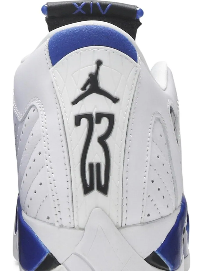 Кроссовки Air Jordan 14 Retro GS Hyper Royal — изображение 7 из 8, белый