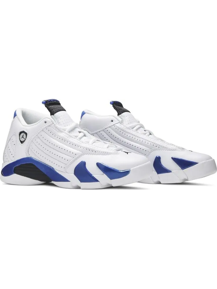 Кроссовки Air Jordan 14 Retro GS Hyper Royal — изображение 8 из 8, белый