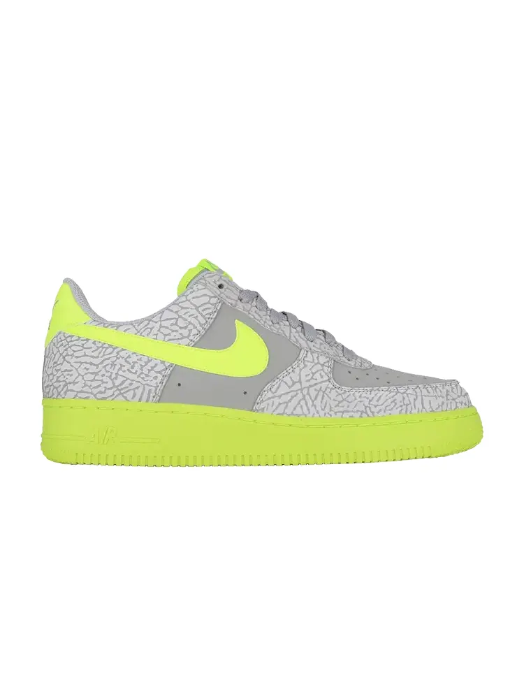 Кроссовки Nike Air Force 1 Low 'Elephant Volt' — изображение 1 из 1, серый