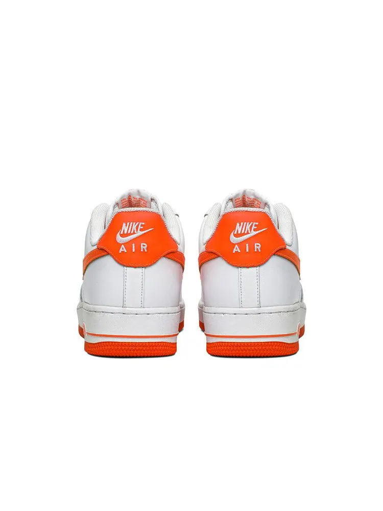 Кроссовки Nike Air Force 1 Low 'Total Orange' — изображение 7 из 9, белый/оранжевый