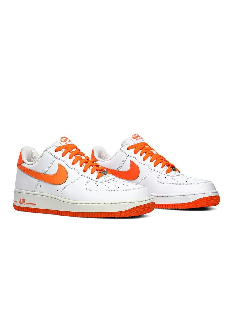 Кроссовки Nike Air Force 1 Low 'Total Orange' — изображение 9 из 9, белый/оранжевый