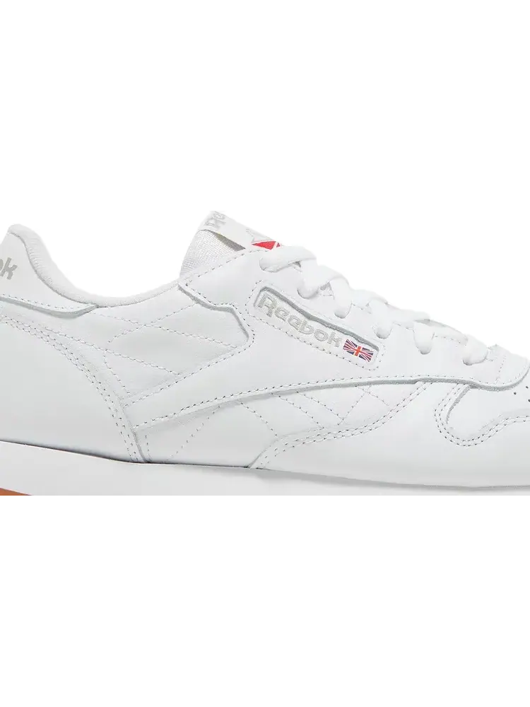 Кроссовки Reebok Wmns Classic Leather — изображение 2 из 8, белый/коричневый