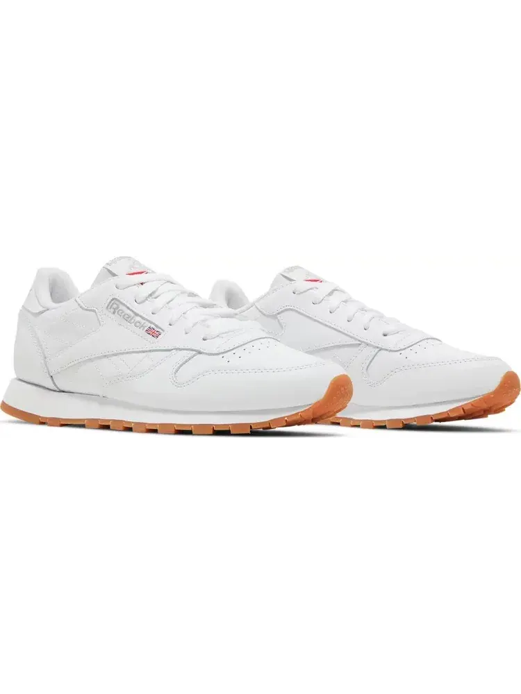 Кроссовки Reebok Wmns Classic Leather — изображение 8 из 8, белый/коричневый