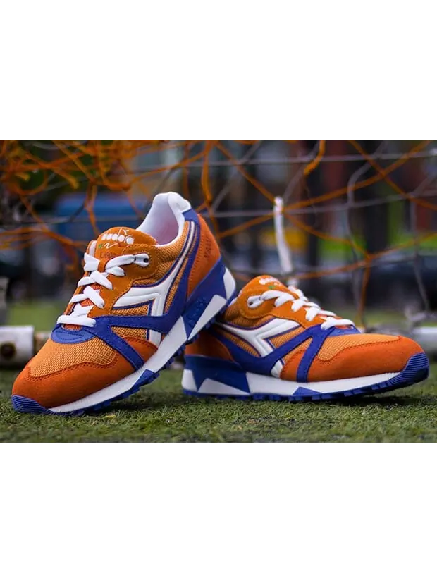 Кроссовки Diadora Packer Shoes x N.9000 'Dinamo Zagreb' — изображение 2 из 4, оранжевый
