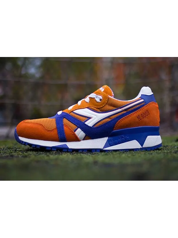 Кроссовки Diadora Packer Shoes x N.9000 'Dinamo Zagreb' — изображение 3 из 4, оранжевый