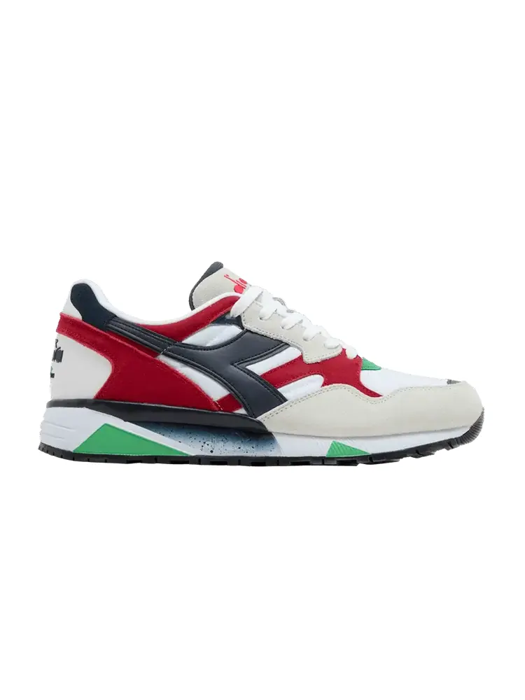 Кроссовки Diadora N9002 'White Blue Red' — изображение 1 из 9, белый/синий/красный