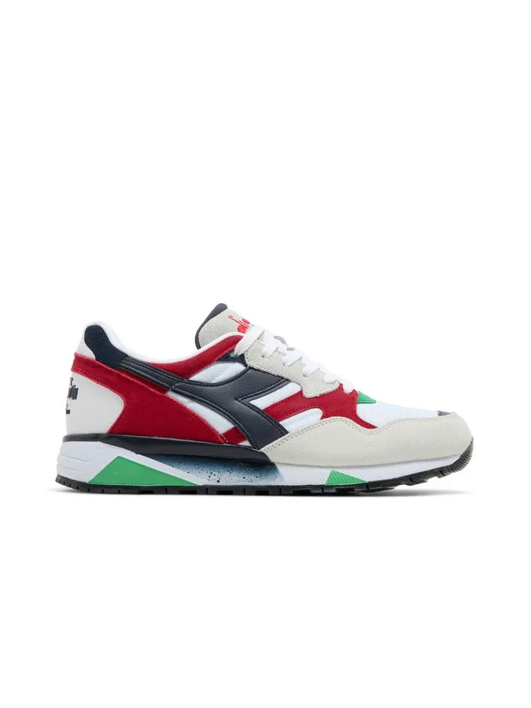 Кроссовки Diadora N9002 'White Blue Red' — изображение 2 из 9, белый/синий/красный