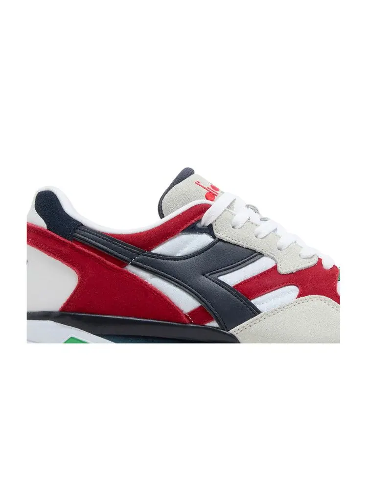 Кроссовки Diadora N9002 'White Blue Red' — изображение 3 из 9, белый/синий/красный