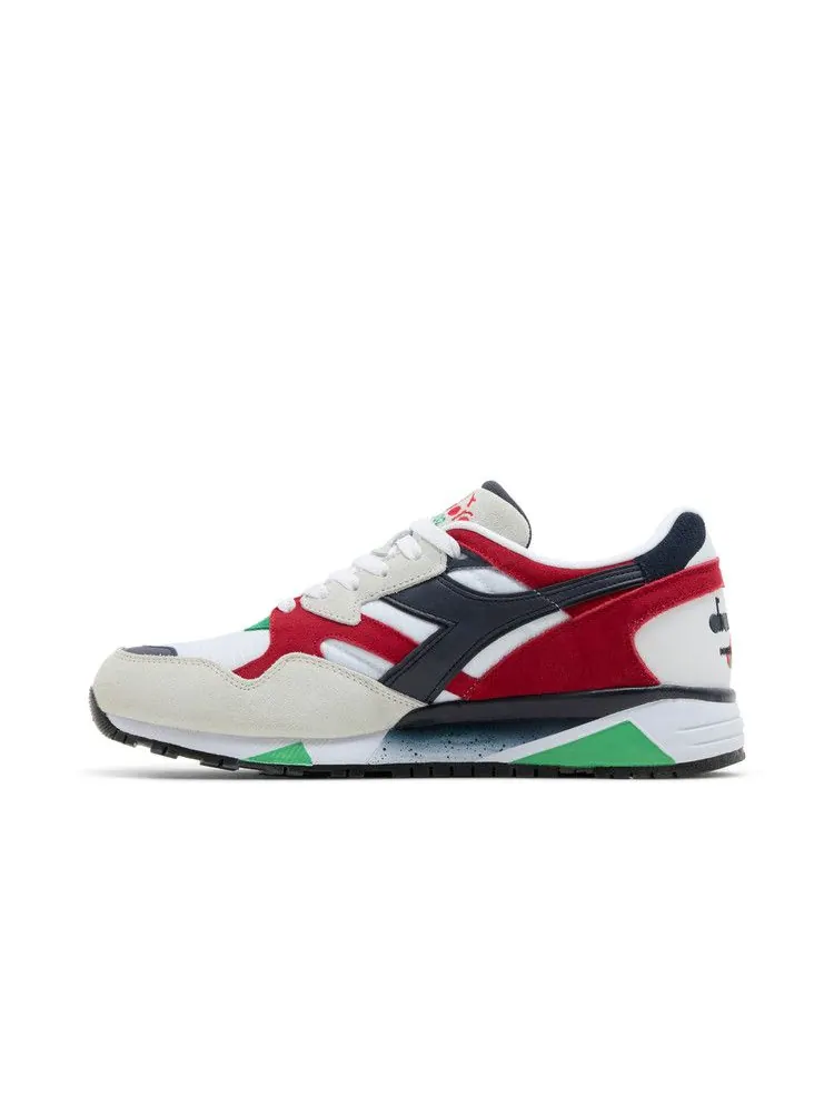 Кроссовки Diadora N9002 'White Blue Red' — изображение 4 из 9, белый/синий/красный