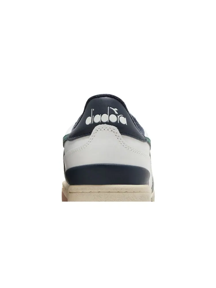 Кроссовки Davis Leather 'White Emerald Blue' — изображение 7 из 8, белый синий