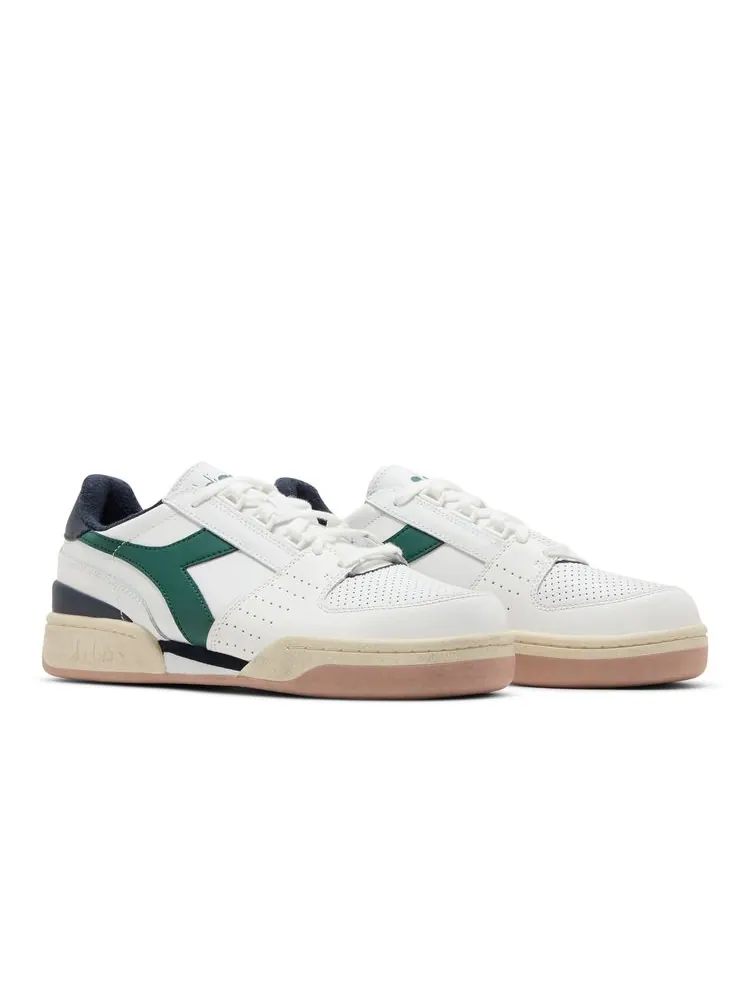 Кроссовки Davis Leather 'White Emerald Blue' — изображение 8 из 8, белый синий