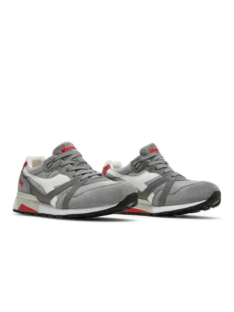 Кроссовки Diadora N9000 Made in Italy — изображение 8 из 8, серый красный