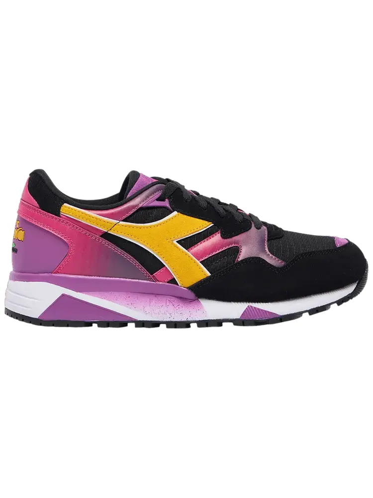 Кроссовки Diadora N9002 'Black Purple' — изображение 1 из 1, черный
