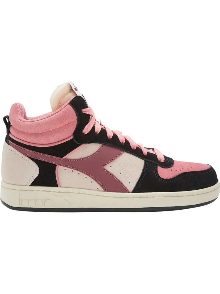 Кроссовки Wmns Magic Basket Demi Suede 'Black Silver Peony' — изображение 1 из 1, розовый