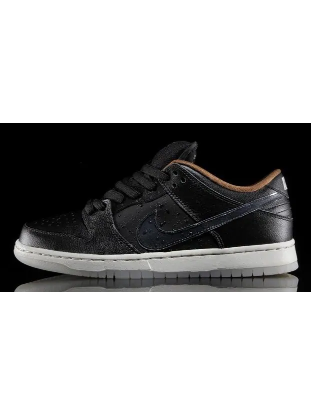 Кроссовки Nike Dunk Low Premium SB Qs 'Black Rain' — изображение 2 из 4, черный