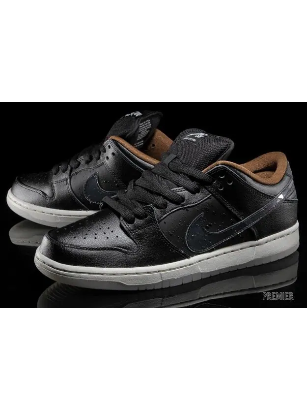 Кроссовки Nike Dunk Low Premium SB Qs 'Black Rain' — изображение 3 из 4, черный