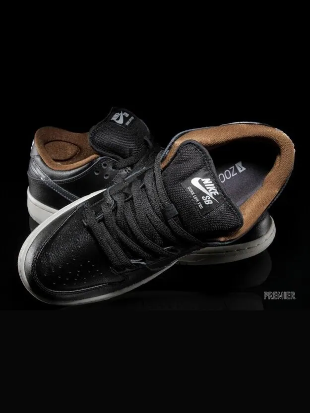 Кроссовки Nike Dunk Low Premium SB Qs 'Black Rain' — изображение 4 из 4, черный