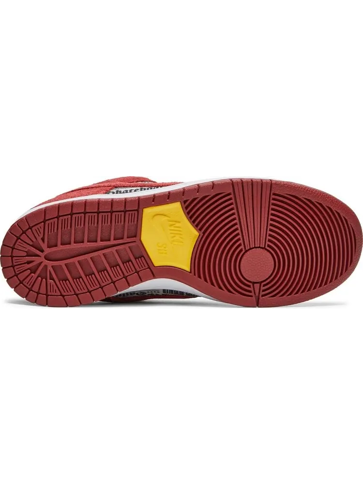 Кроссовки Nike Dunk Low Premium SB QS 'Crawfish' — изображение 4 из 8, красный