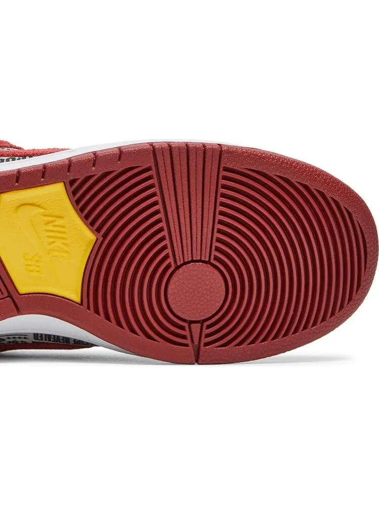 Кроссовки Nike Dunk Low Premium SB QS 'Crawfish' — изображение 5 из 8, красный