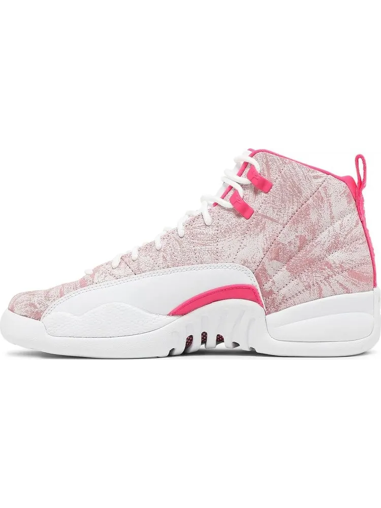 Кроссовки Air Jordan 12 Retro GS Arctic Pink — изображение 3 из 8, белый