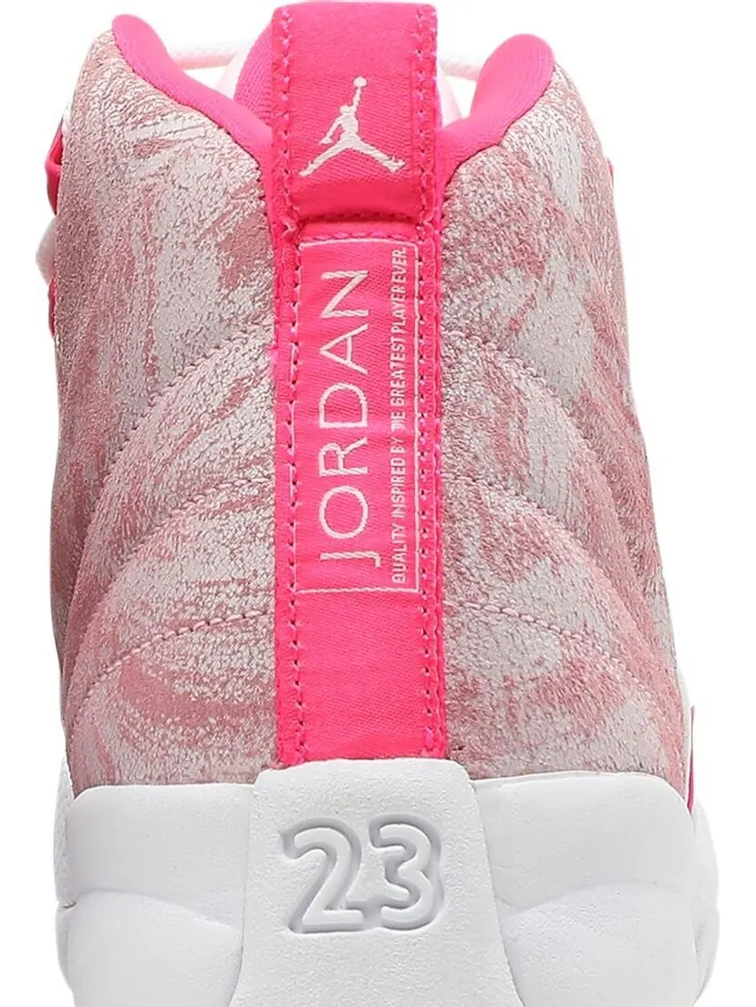 Кроссовки Air Jordan 12 Retro GS Arctic Pink — изображение 7 из 8, белый