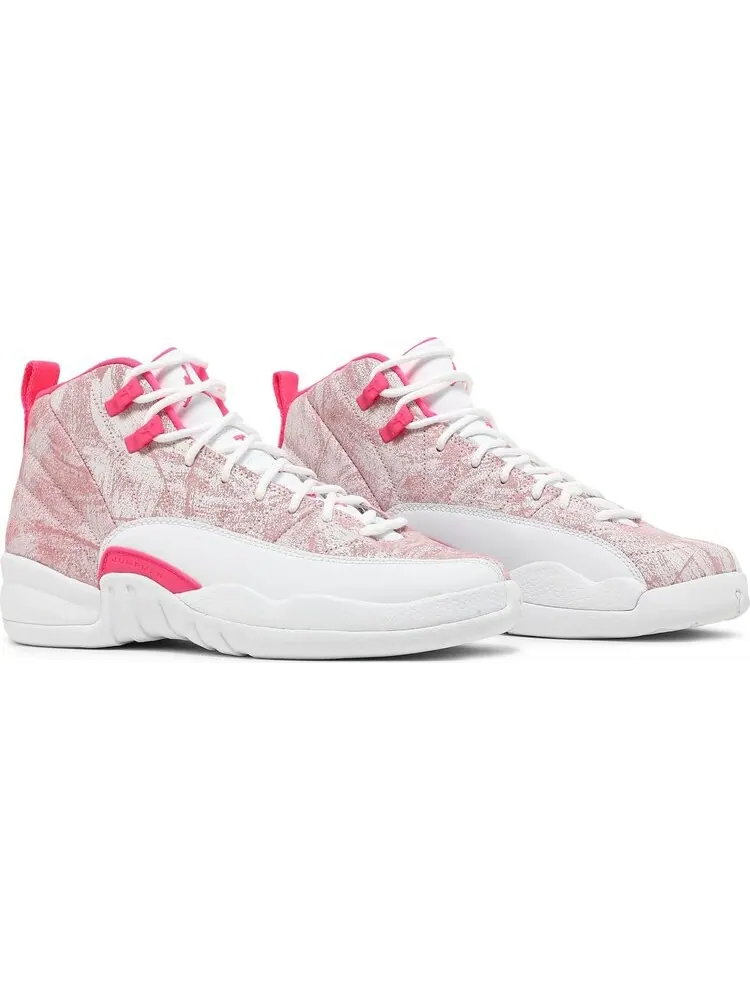 Кроссовки Air Jordan 12 Retro GS Arctic Pink — изображение 8 из 8, белый