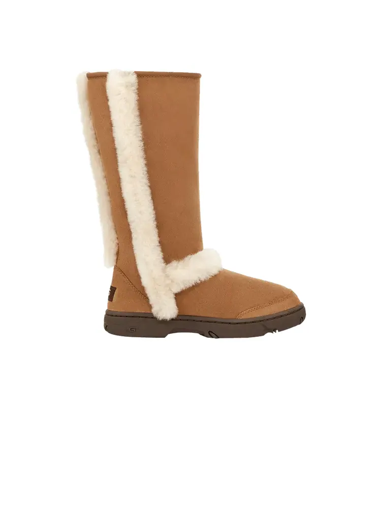 Кроссовки UGG Wmns Sunburst Tall Chestnut — изображение 1 из 1, коричневый