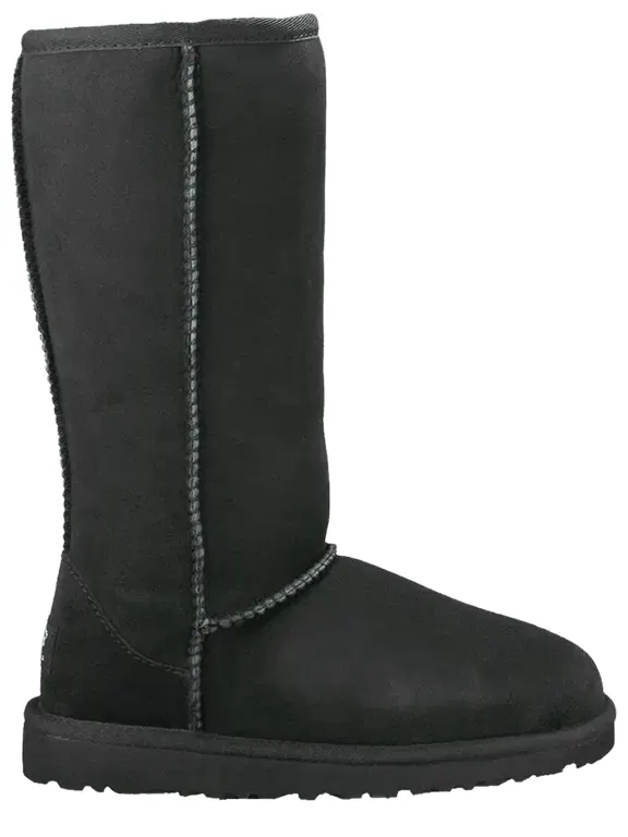 Ботинки UGG Classic Tall Boot Kids 'Black' — изображение 1 из 1, черный